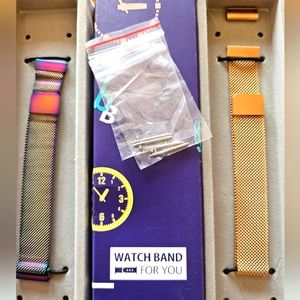 18mm metal magnetic watch straps